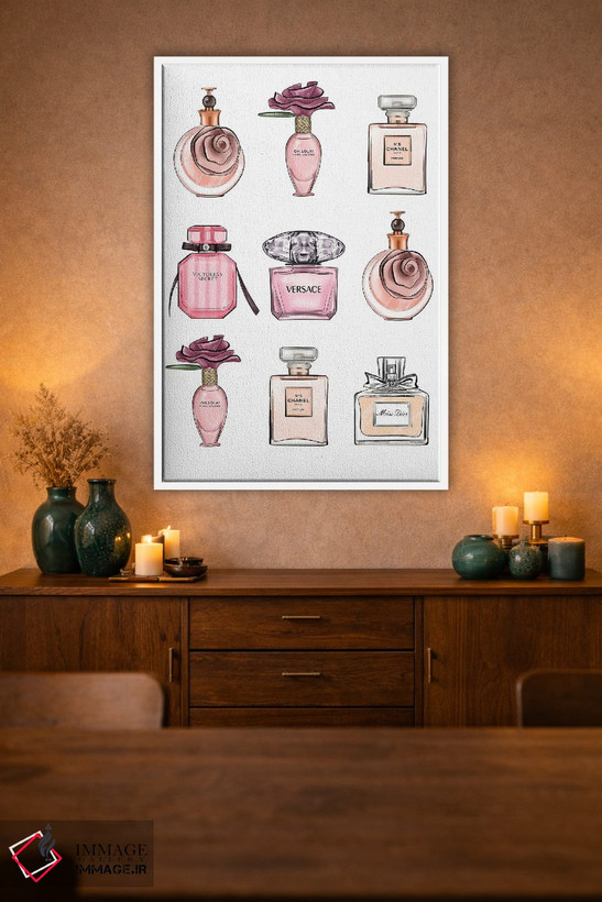 تابلو دکوراتیو عطرها اثر لالانا آرتس - D1W