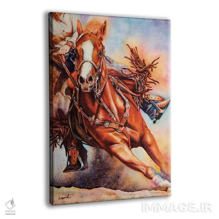 تابلو دکوراتیو سخن پایانی یا ضربه آخر اثر لیزا لوپاک - نمای پرسپکتیو محصول