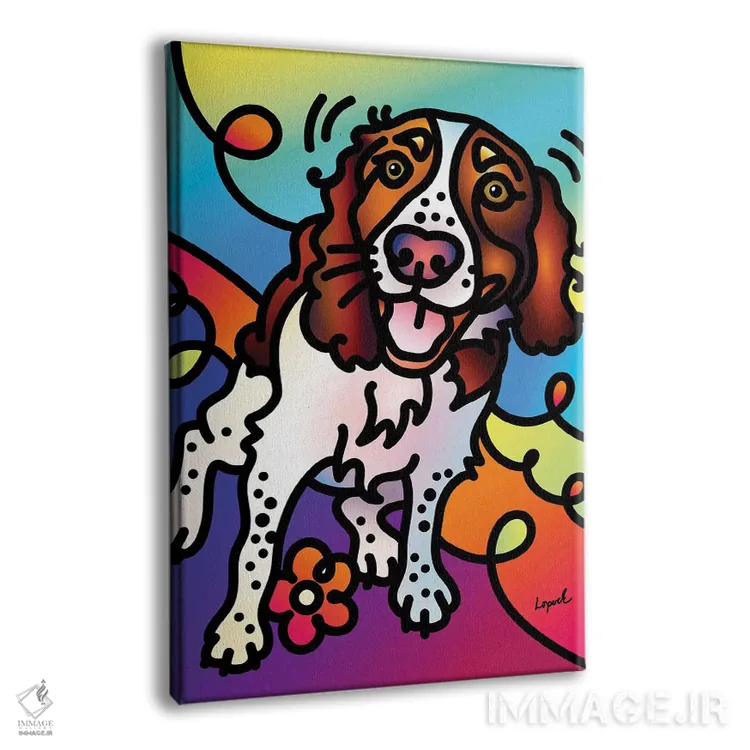 تابلو دکوراتیو توتیان اثر لیزا لوپاک - نمای پرسپکتیو محصول