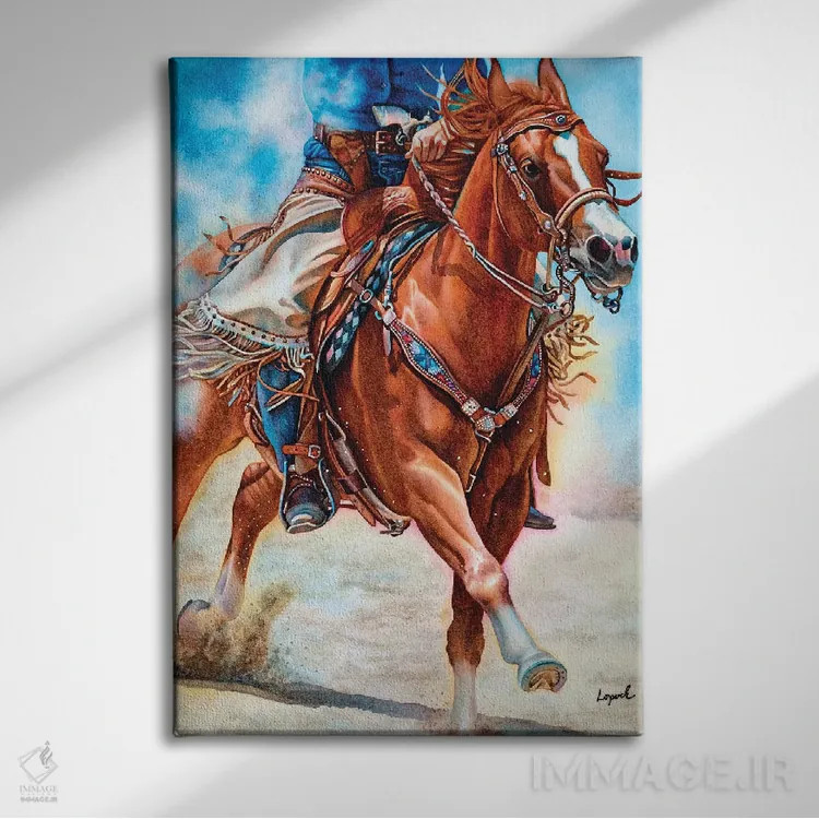 تابلو دکوراتیو اسلحه ها آماده شلیک اثر لیزا لوپاک - نمای روبهرو روی دیوار