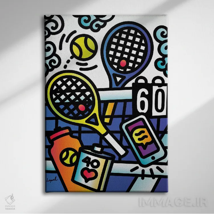 تابلو دکوراتیو سس مخفی اثر لیزا لوپاک - نمای روبهرو روی دیوار