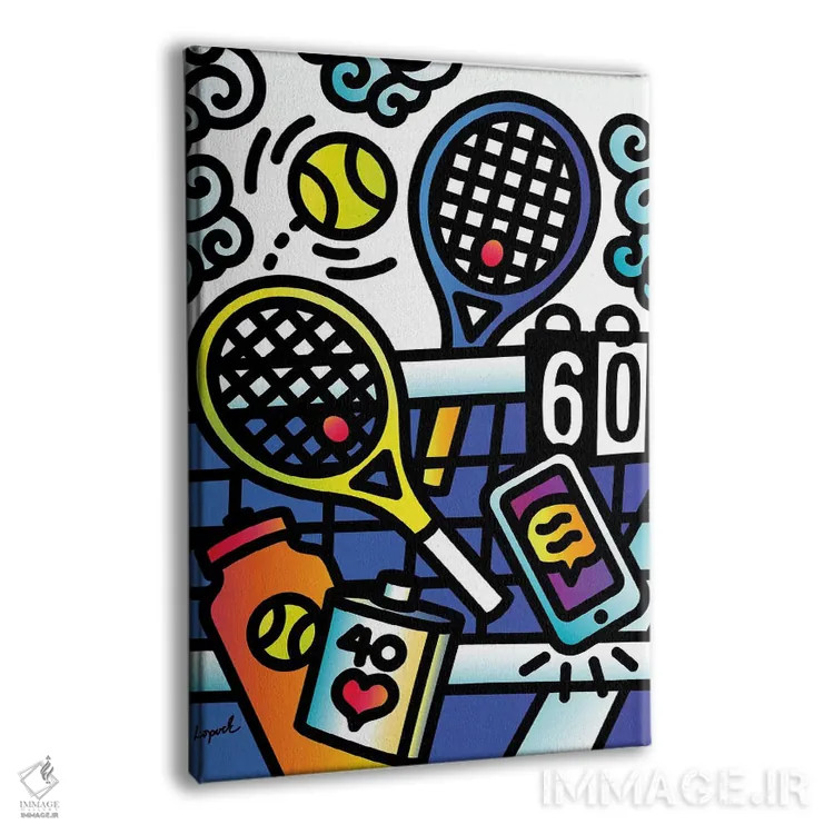 تابلو دکوراتیو سس مخفی اثر لیزا لوپاک - نمای پرسپکتیو محصول