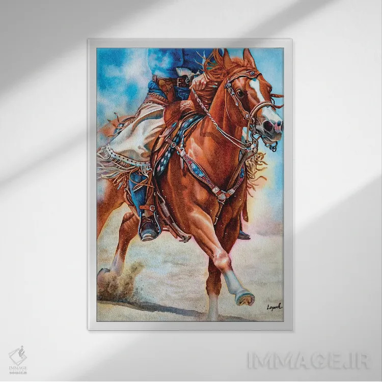 تابلو دکوراتیو اسلحه ها آماده شلیک اثر لیزا لوپاک - نمای قابدار سفید