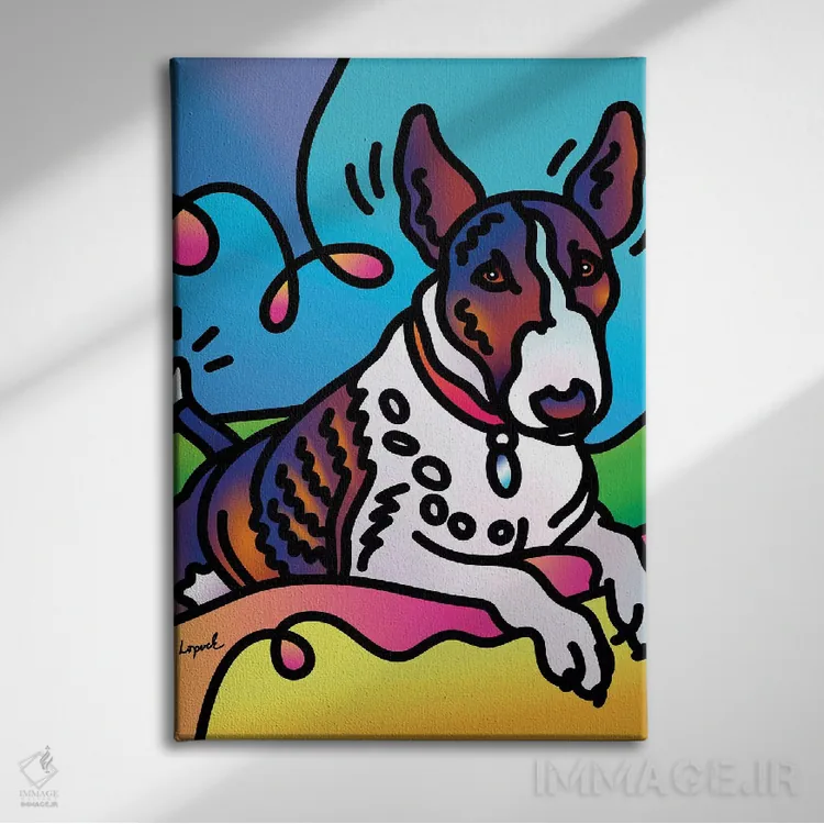 تابلو دکوراتیو سوفی اثر لیزا لوپاک - نمای روبهرو روی دیوار