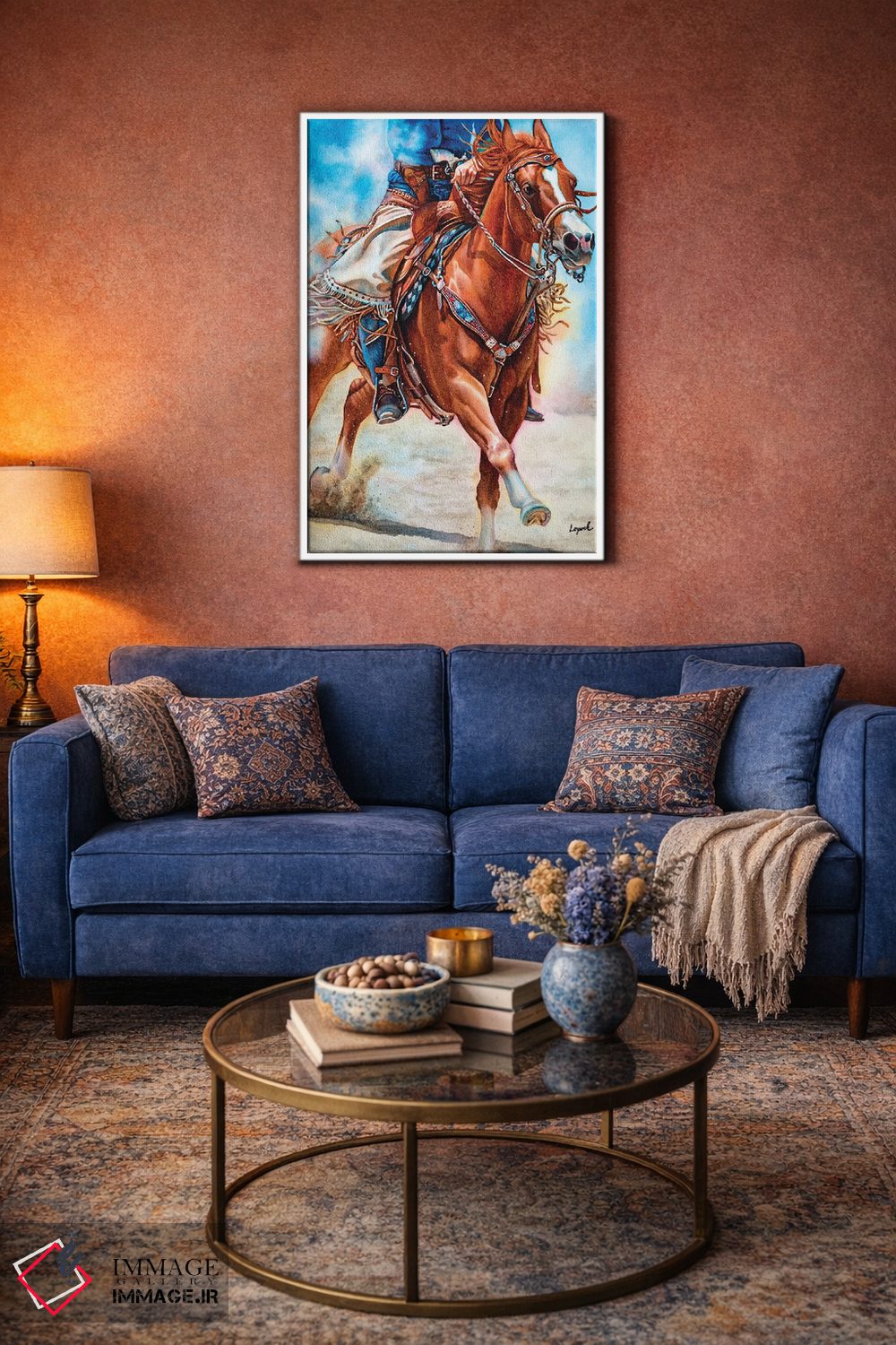 تابلو دکوراتیو اسلحه ها آماده شلیک اثر لیزا لوپاک - D4W