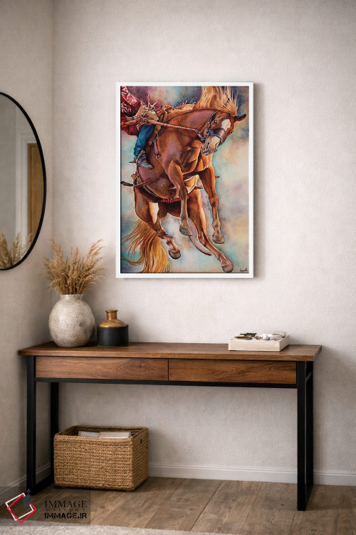 تابلو دکوراتیو حرکت امواج اثر لیزا لوپاک - D3W