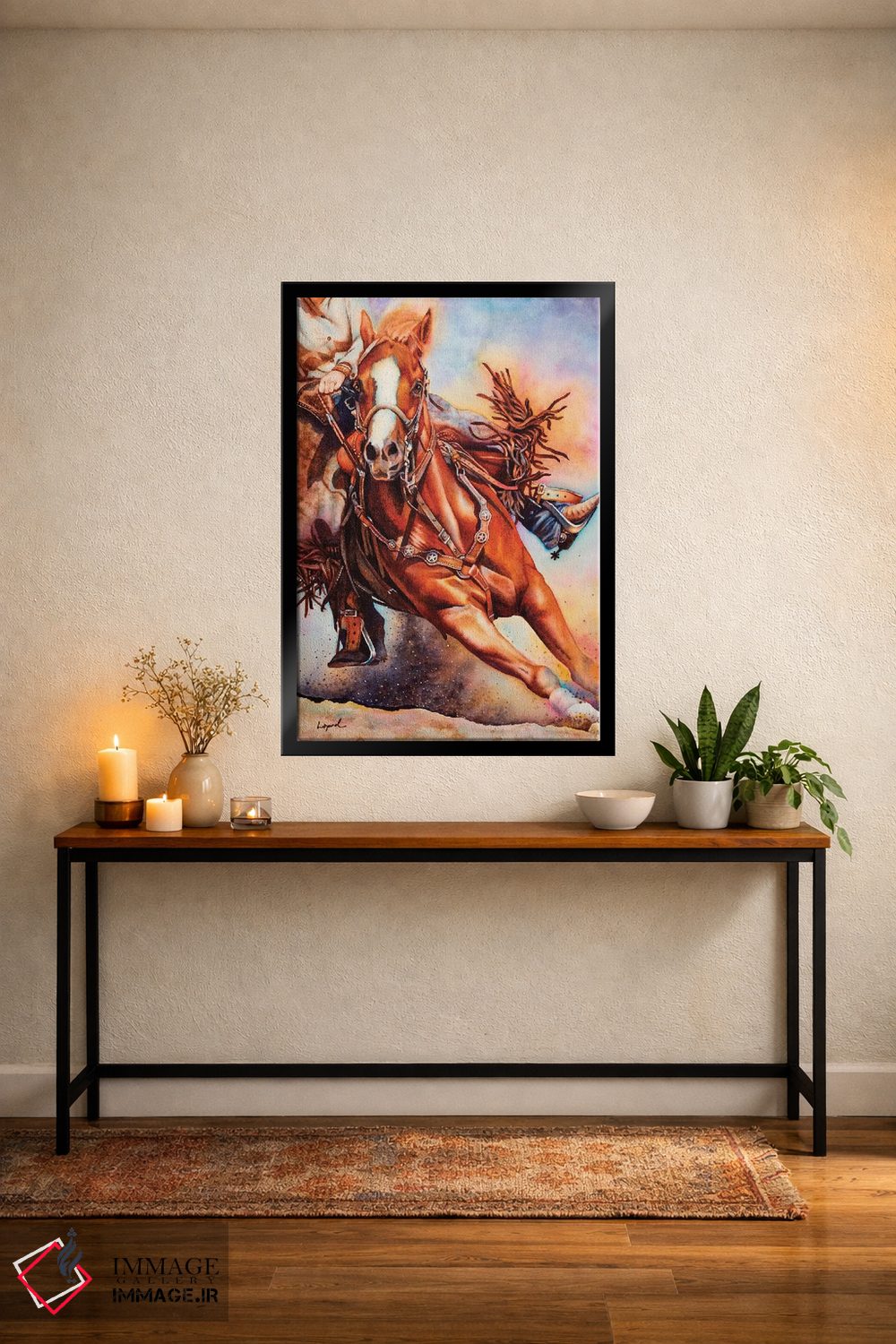 تابلو دکوراتیو سخن پایانی یا ضربه آخر اثر لیزا لوپاک - D5B