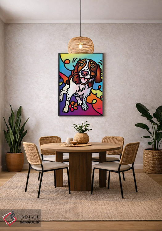 تابلو دکوراتیو توتیان اثر لیزا لوپاک - D6B