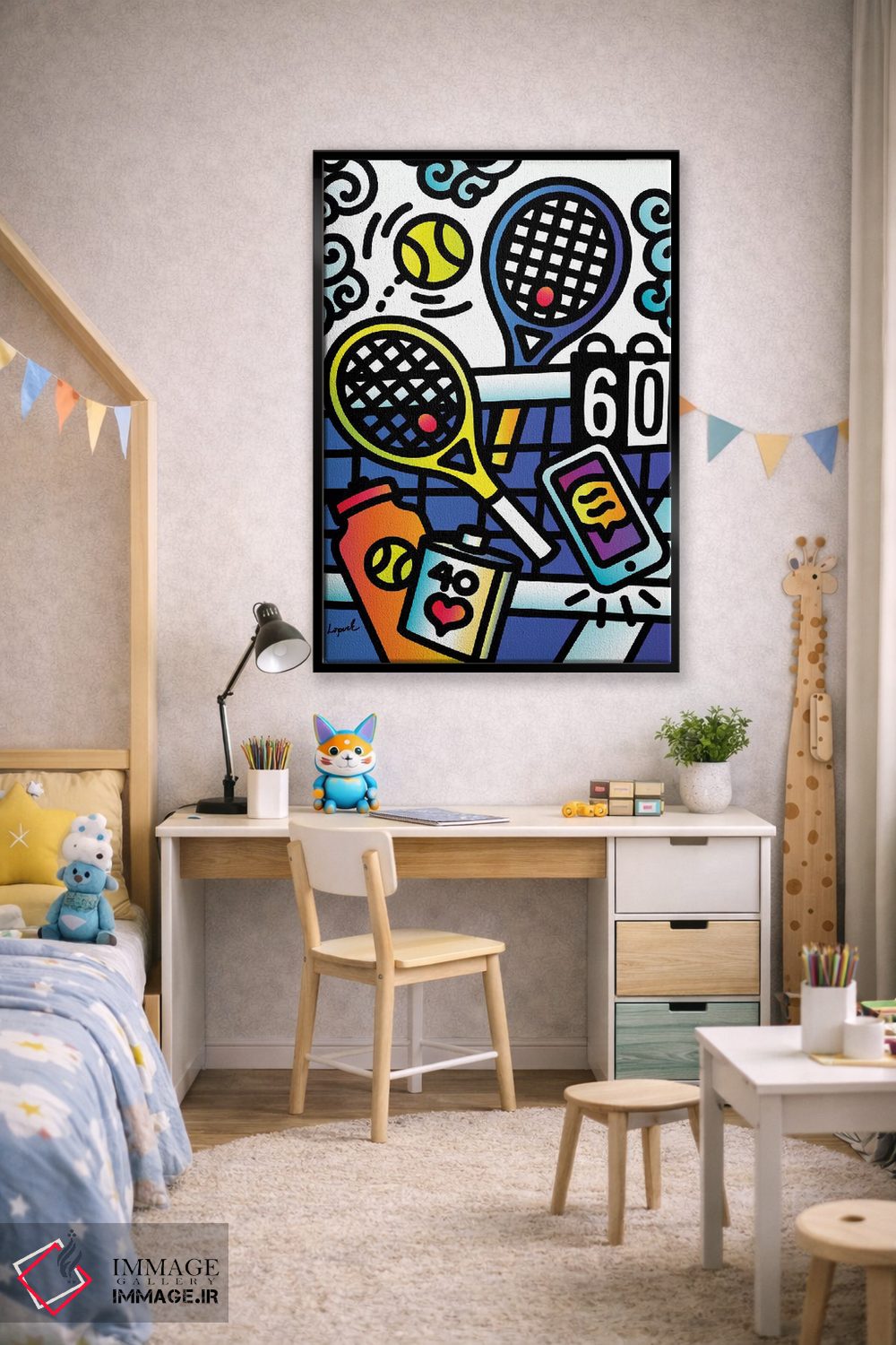 تابلو دکوراتیو سس مخفی اثر لیزا لوپاک - D2B