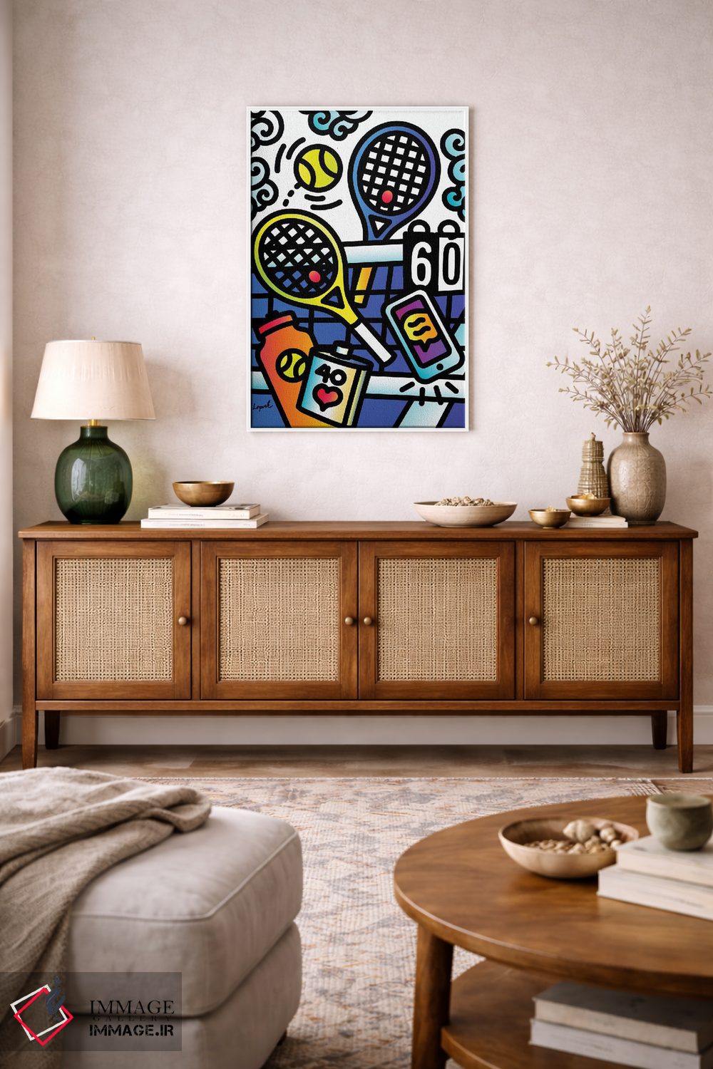 تابلو دکوراتیو سس مخفی اثر لیزا لوپاک - D3W