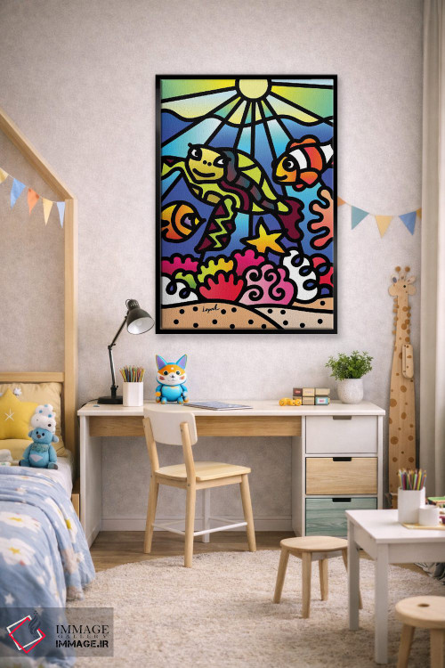 تابلو دکوراتیو دریا قسمت اول اثر لیزا لوپاک - D2B