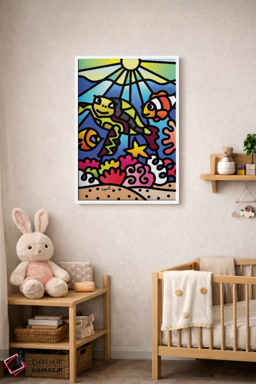 تابلو دکوراتیو دریا قسمت اول اثر لیزا لوپاک - D3W