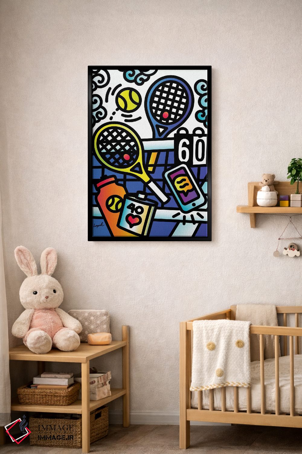 تابلو دکوراتیو سس مخفی اثر لیزا لوپاک - D4B