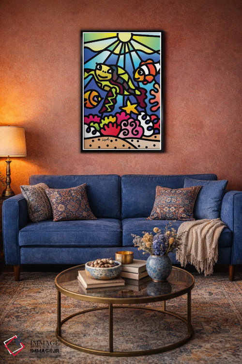 تابلو دکوراتیو دریا قسمت اول اثر لیزا لوپاک - D4B