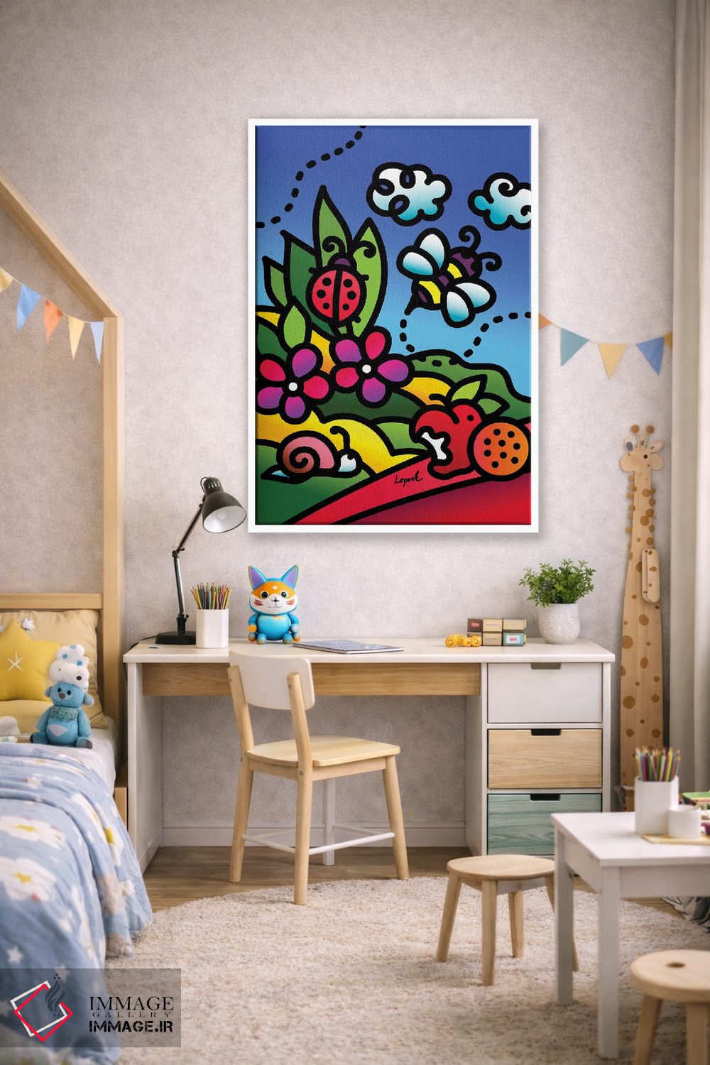 تابلو دکوراتیو تابستان قسمت دوم اثر لیزا لوپاک - D1W