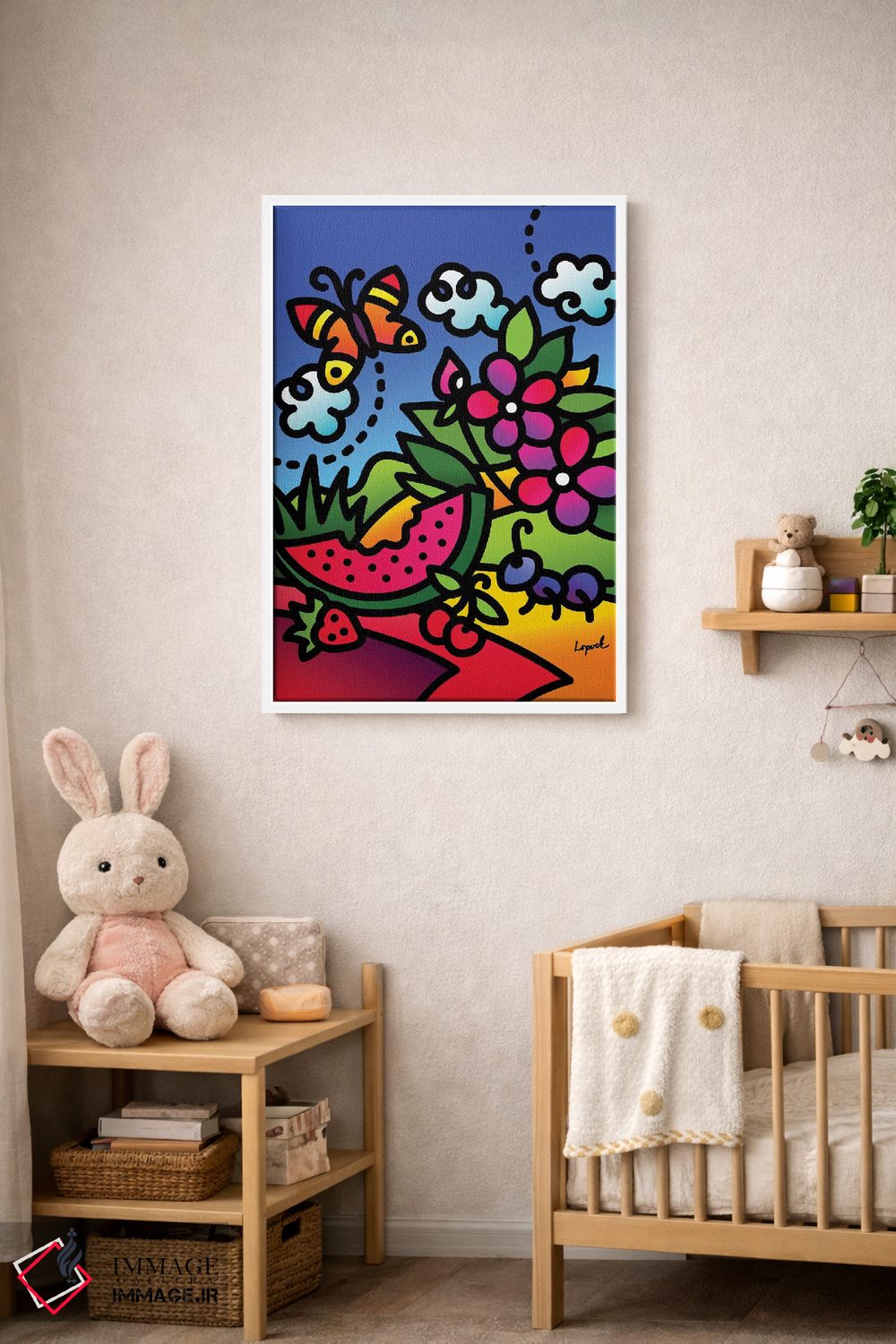 تابلو دکوراتیو تابستان قسمت اول اثر لیزا لوپاک - D3W