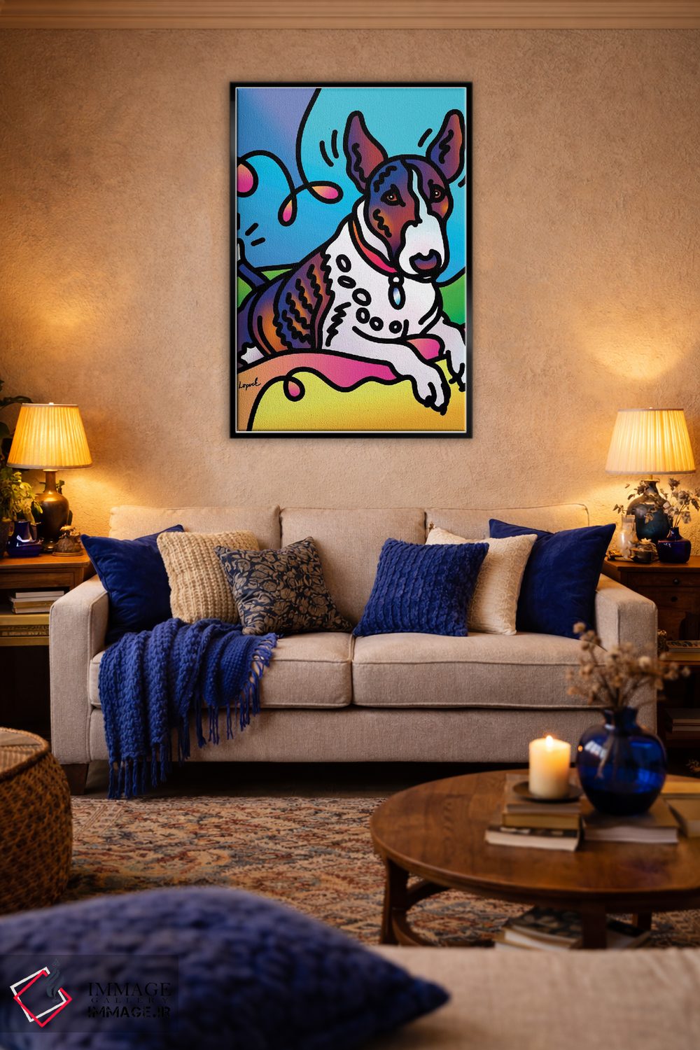 تابلو دکوراتیو سوفی اثر لیزا لوپاک - D6B