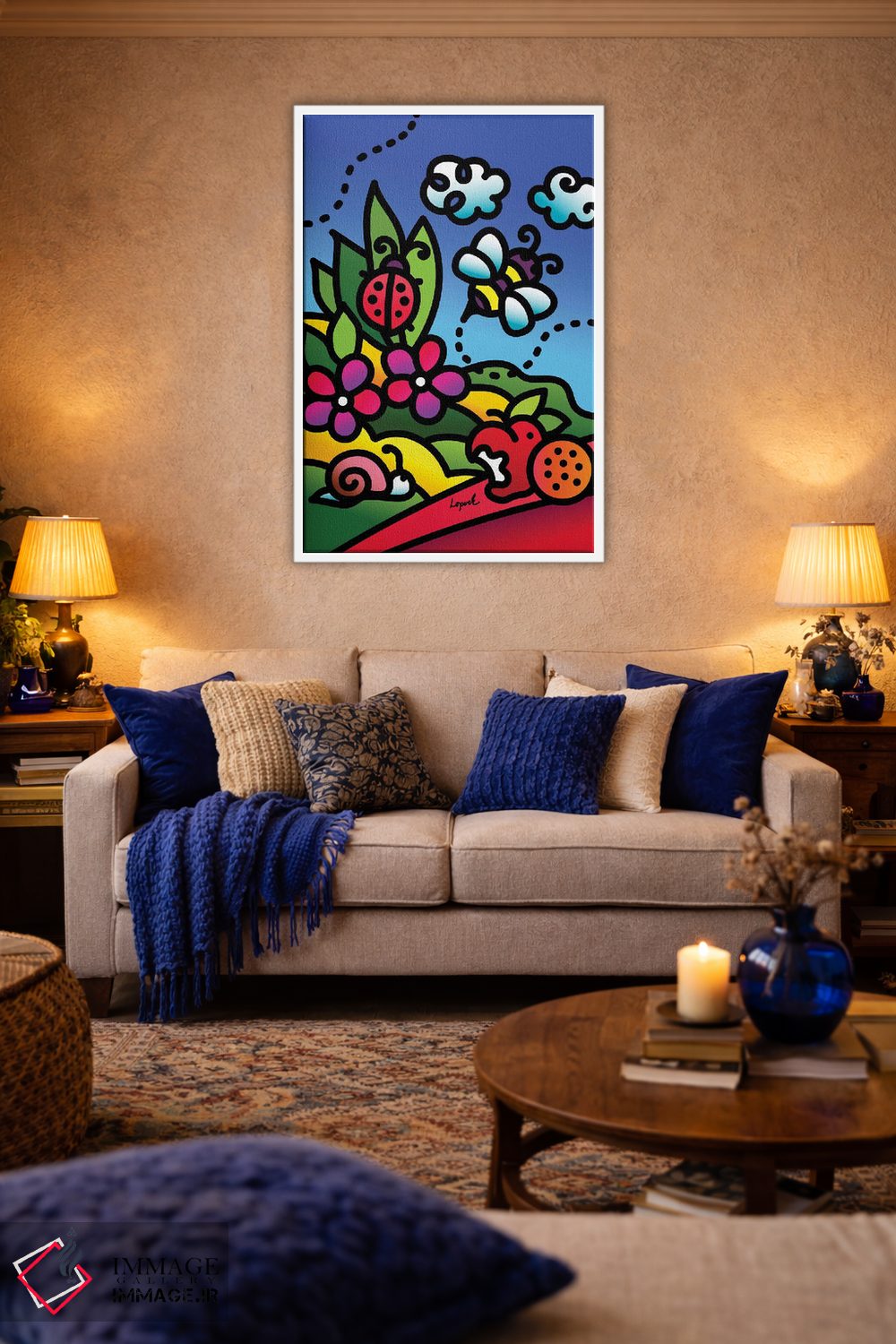 تابلو دکوراتیو تابستان قسمت دوم اثر لیزا لوپاک - D4W