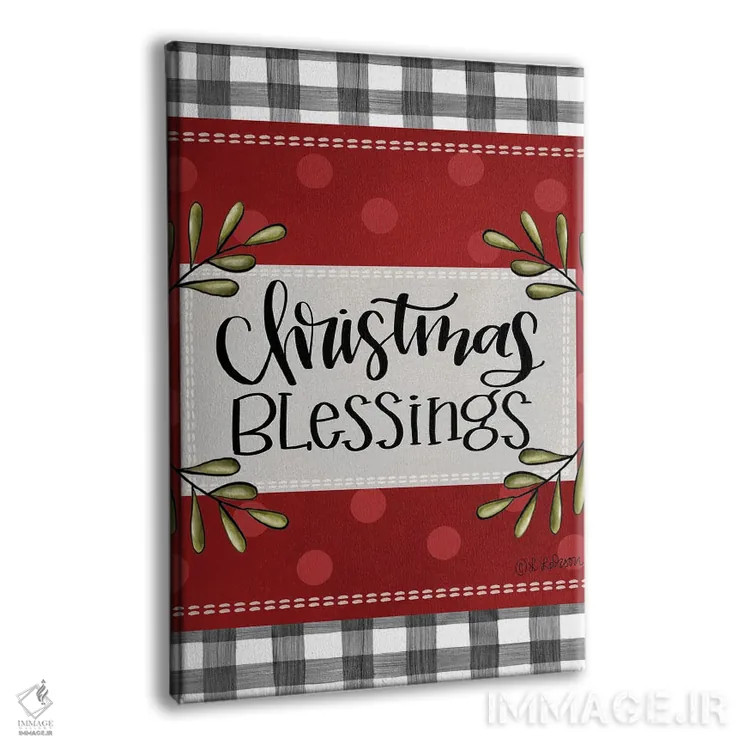 تابلو دکوراتیو برکت های کریسمس اثر لیزا لارسون - نمای پرسپکتیو محصول