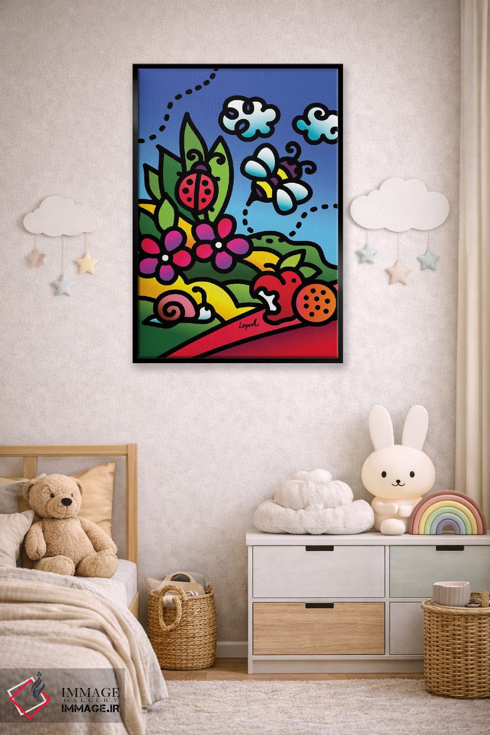 تابلو دکوراتیو تابستان قسمت دوم اثر لیزا لوپاک - D6B