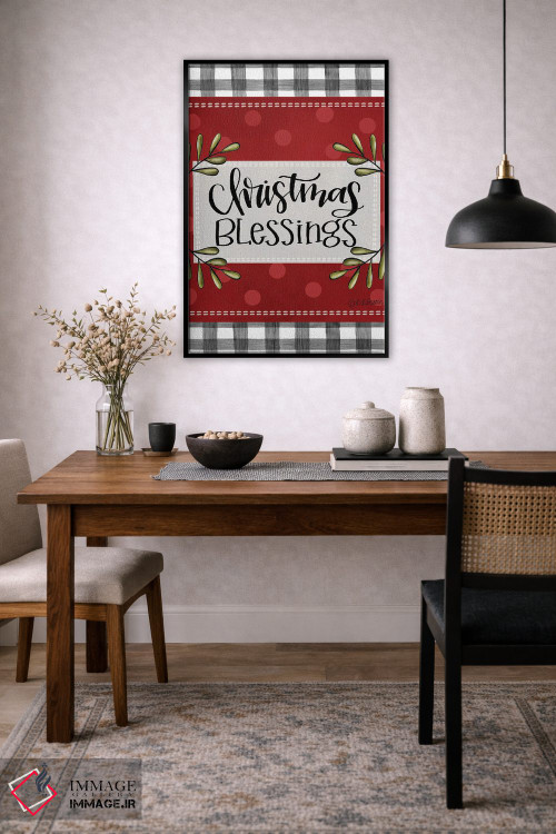 تابلو دکوراتیو برکت های کریسمس اثر لیزا لارسون - D5B