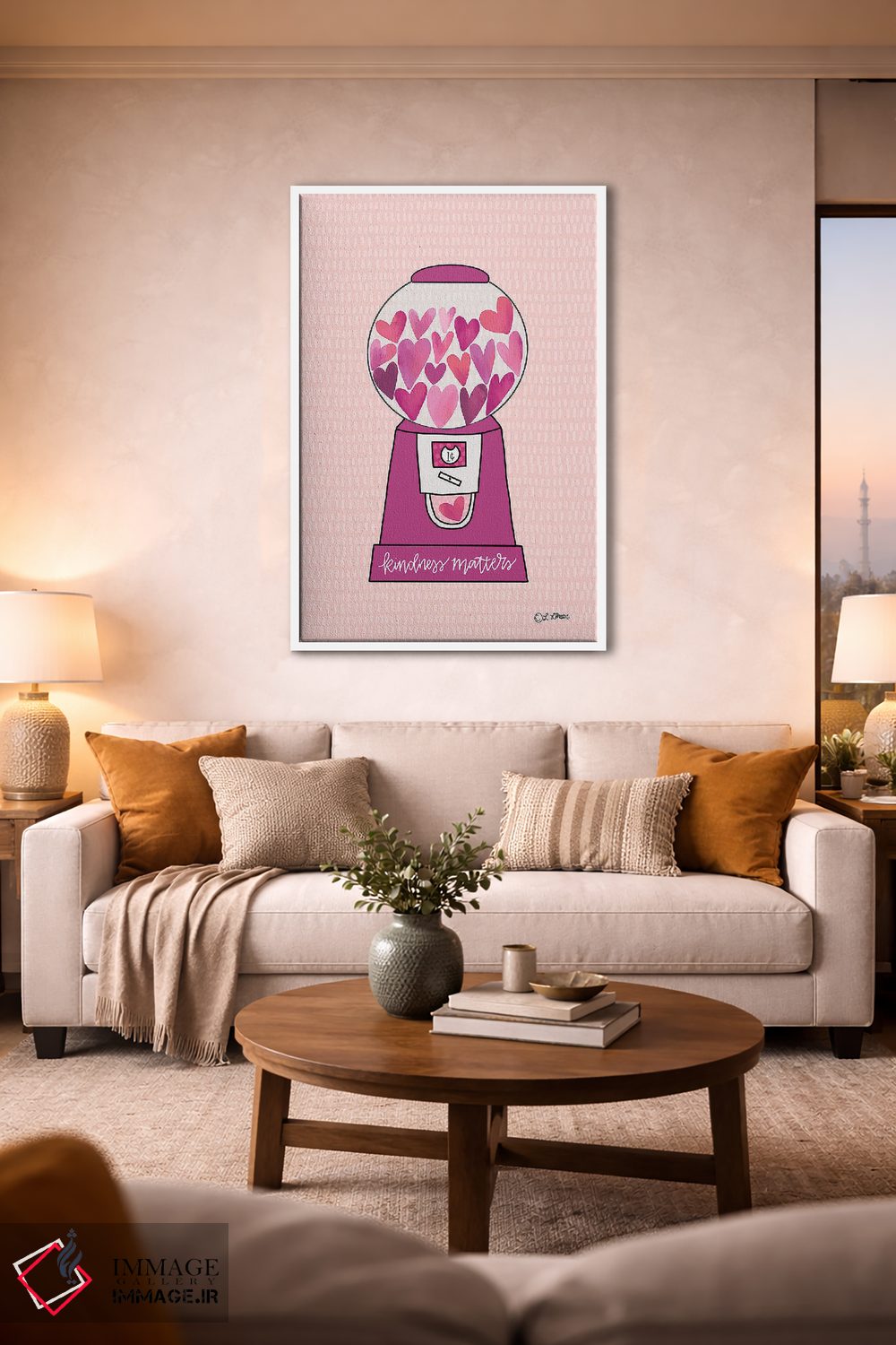 تابلو دکوراتیو مهر اهمیت دارد اثر لیزا لارسون - D1W