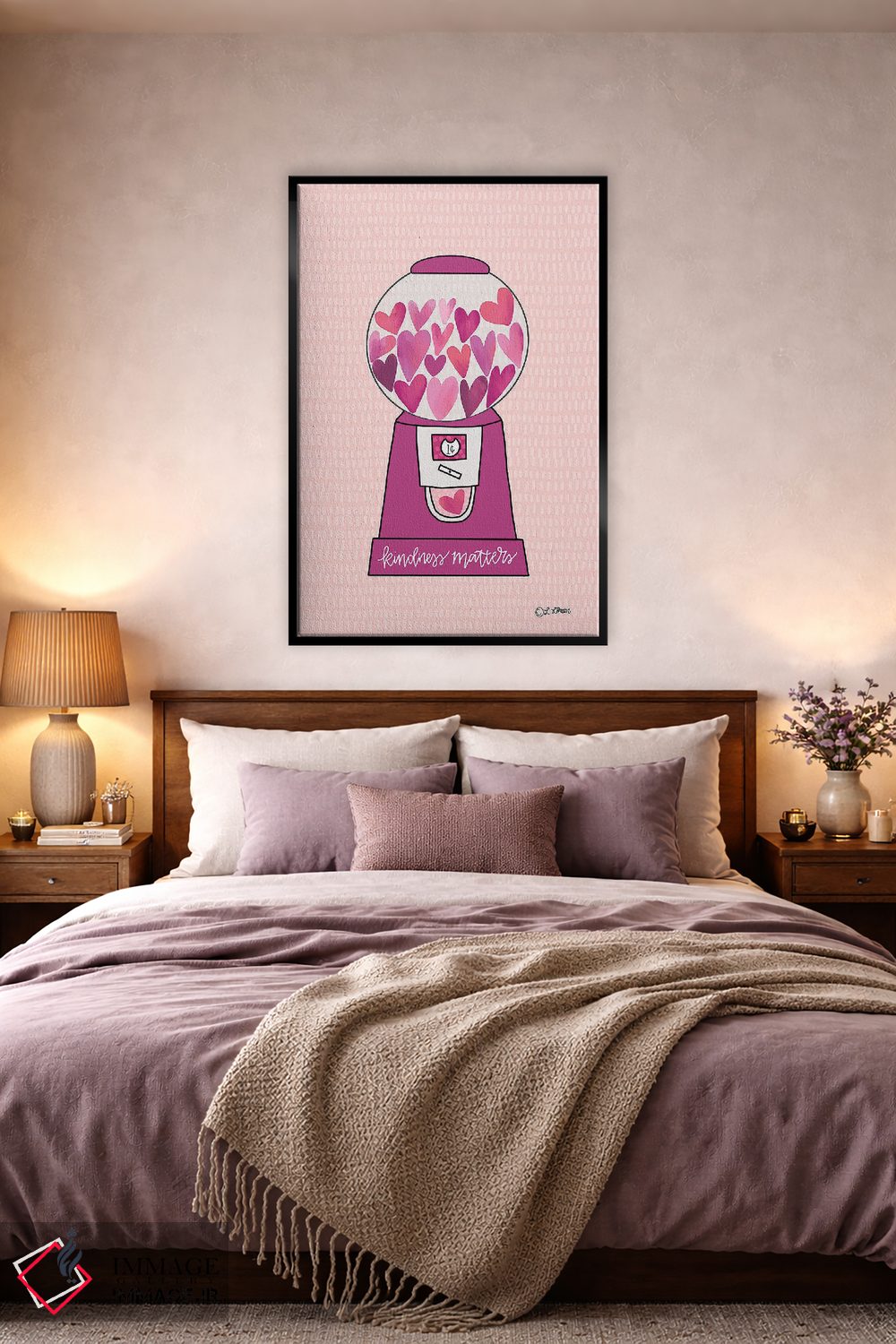 تابلو دکوراتیو مهر اهمیت دارد اثر لیزا لارسون - D3B