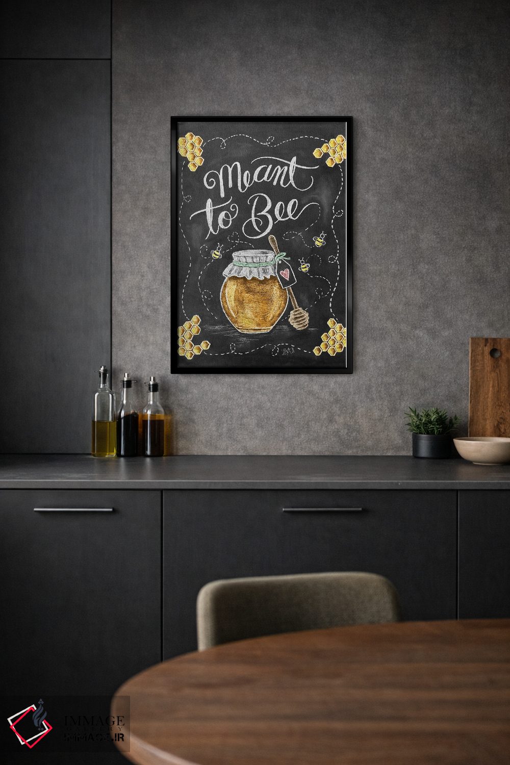 تابلو مدرن تقدیر به هم رسیدن اثر لیلی و ول - D2B