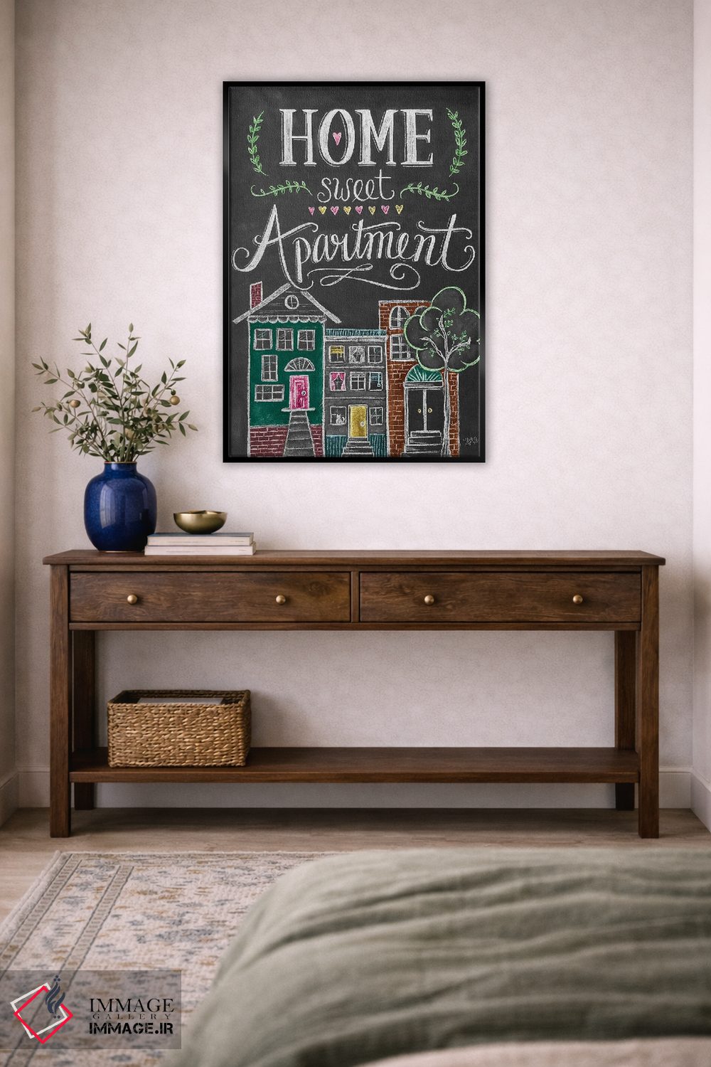 تابلو دکوراتیو آپارتمان دوست داشتنی من اثر لیلی و ول - D6B