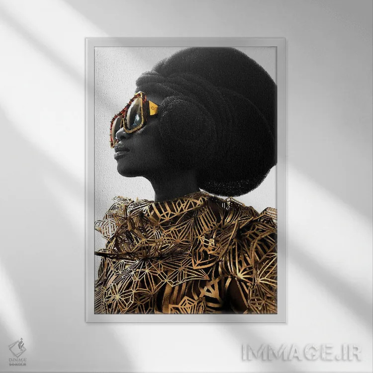 تابلو دکوراتیو سپر اثر لولیتا لورنزو - نمای قابدار سفید