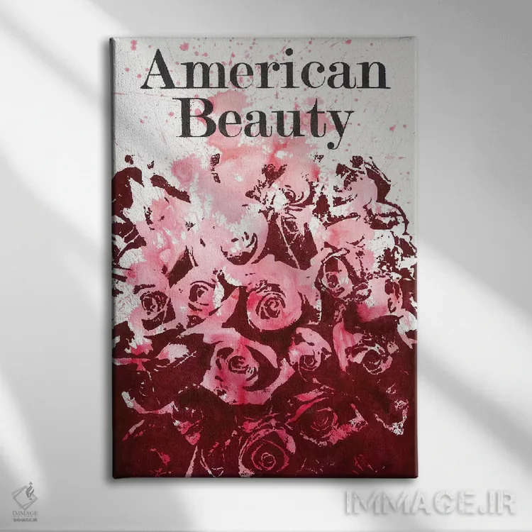 تابلو دکوراتیو زیبایی آمریکایی اثر لورا می دوریس - نمای روبهرو روی دیوار