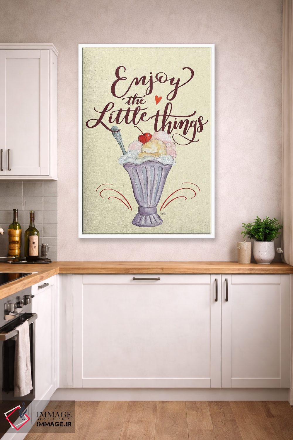 تابلو دکوراتیو از چیزهای کوچک لذت ببر اثر لیلی و ول - D3W