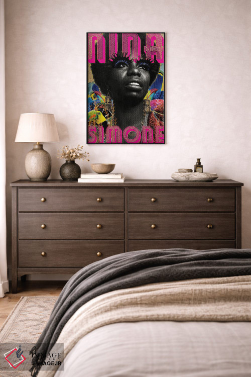 تابلو دکوراتیو نینا سیمون در کنسرت اثر لولیتا لورنزو - D5B