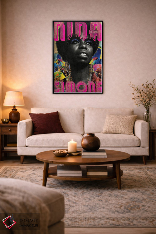 تابلو دکوراتیو نینا سیمون در کنسرت اثر لولیتا لورنزو - D6B