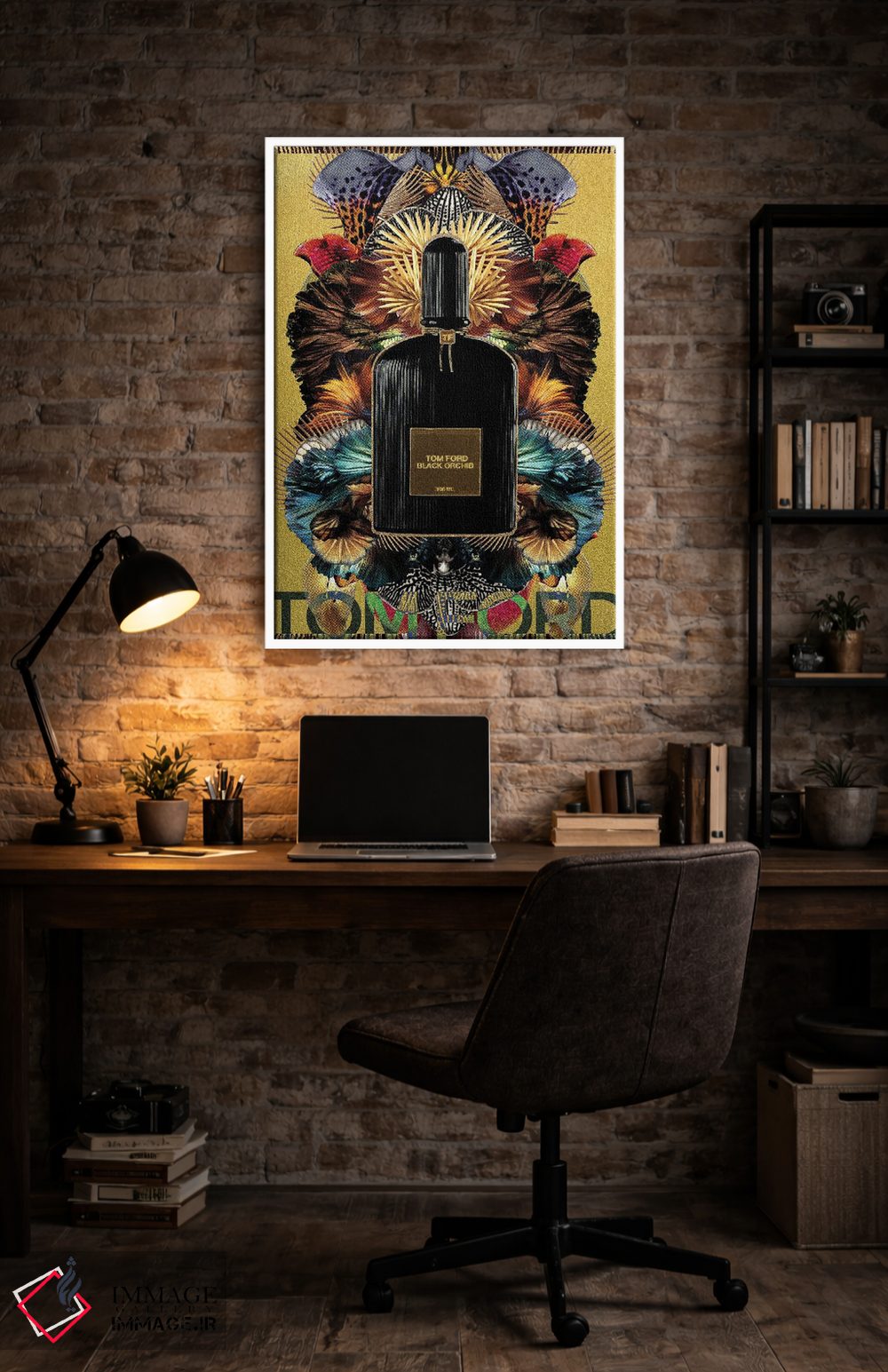 تابلو دکوراتیو ارکیده سیاه اثر لولیتا لورنزو - D4W