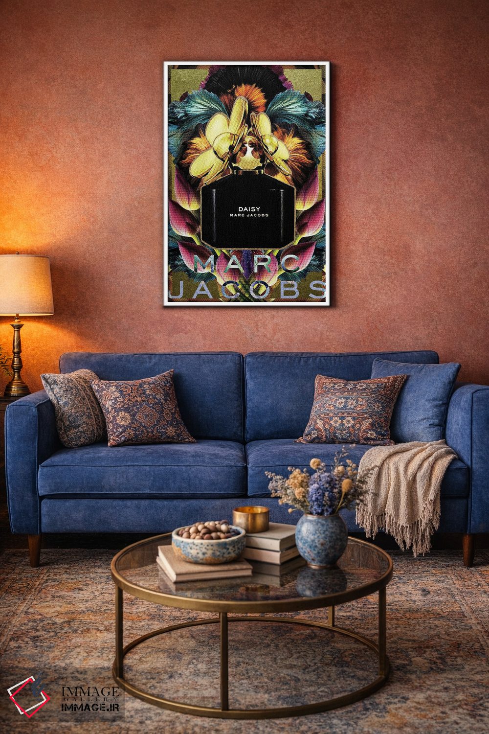 تابلو دکوراتیو گل مروارید اثر لولیتا لورنزو - D2W