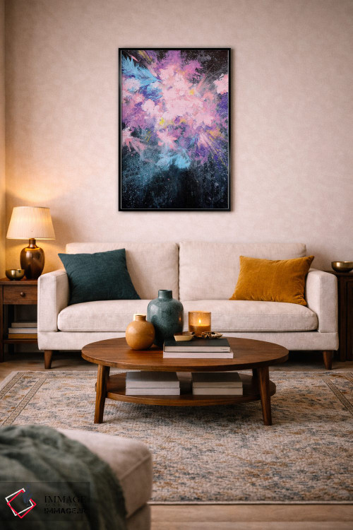 تابلو انتزاعی پرتو پر اثر لورا می دوریس - D5B