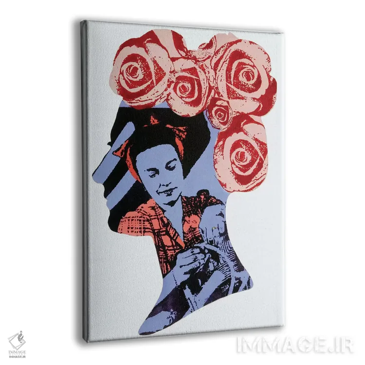 تابلو دکوراتیو رزی اثر لورا می دوریس - نمای پرسپکتیو محصول