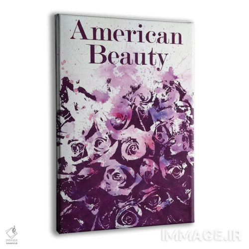 تابلو دکوراتیو زیبایی آمریکایی ۱ اثر لورا می دوریس - نمای پرسپکتیو محصول