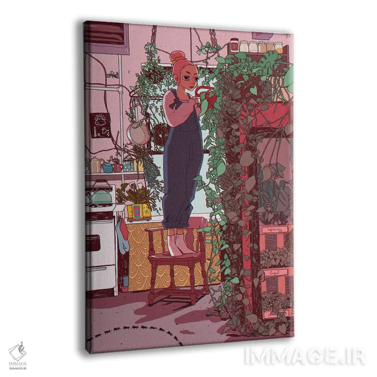 تابلو دکوراتیو مراقبت از خود اثر لوسی میشل - نمای پرسپکتیو محصول