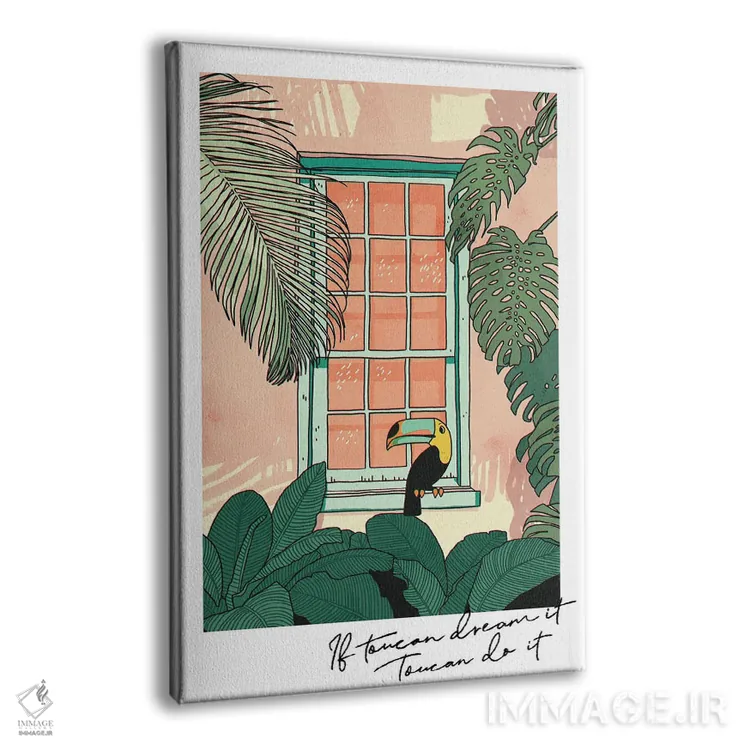 تابلو دکوراتیو توکان می تواند انجام دهد اثر لوسی میشل - نمای پرسپکتیو محصول