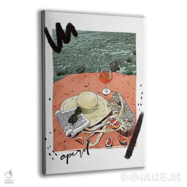 تابلو دکوراتیو آپرول اسپرایتز اثر لوسی میشل - نمای پرسپکتیو محصول