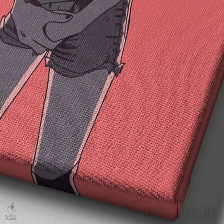 تابلو دکوراتیو ماتیلدا اثر لوسی میشل - نمای نزدیک بافت بوم