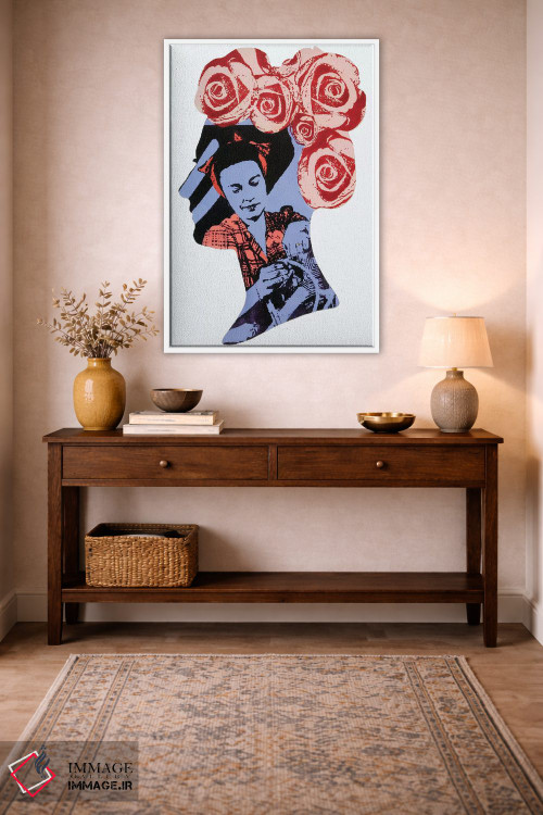 تابلو دکوراتیو رزی اثر لورا می دوریس - D3W