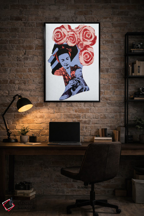 تابلو دکوراتیو رزی اثر لورا می دوریس - D5B