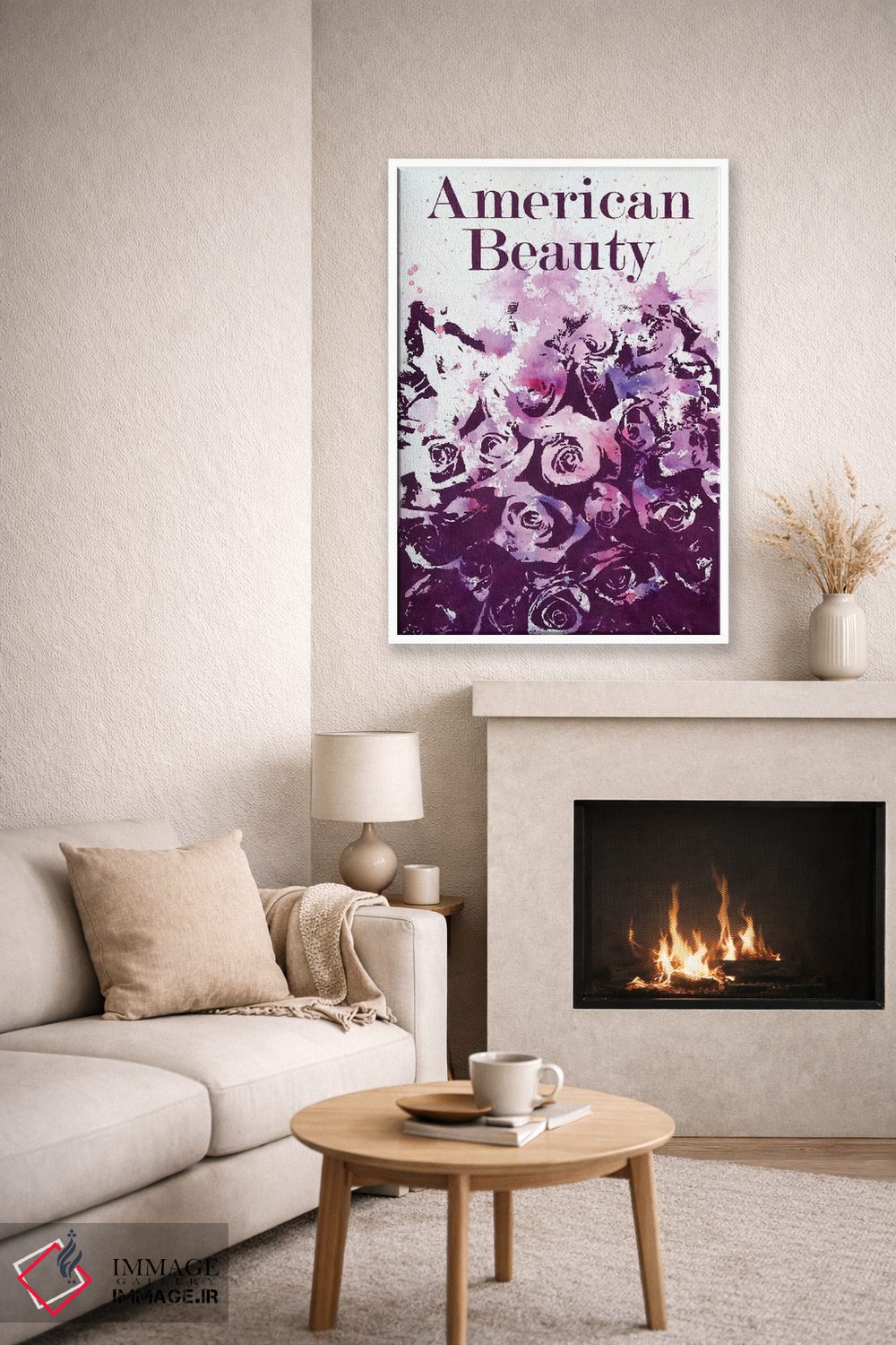 تابلو دکوراتیو زیبایی آمریکایی ۱ اثر لورا می دوریس - D5W