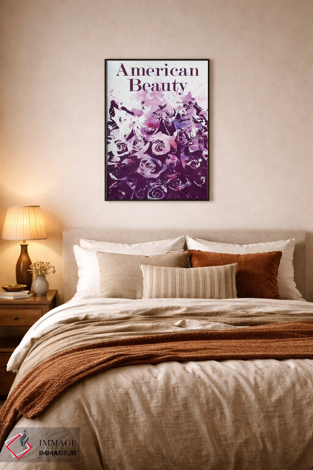 تابلو دکوراتیو زیبایی آمریکایی ۱ اثر لورا می دوریس - D6B