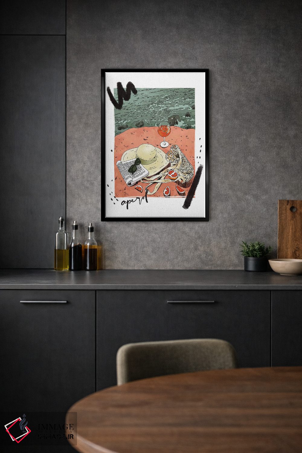 تابلو دکوراتیو آپرول اسپرایتز اثر لوسی میشل - D2B