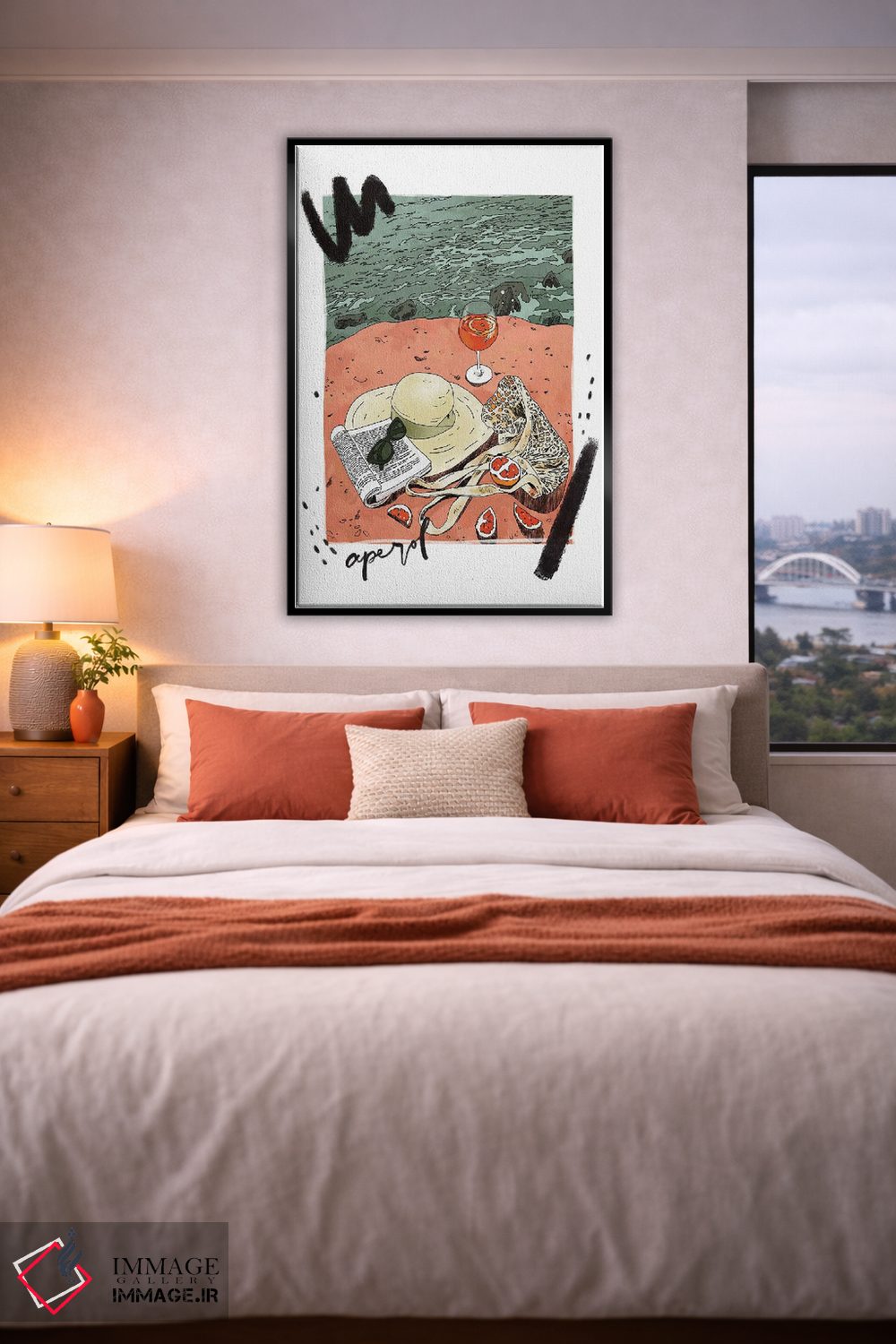 تابلو دکوراتیو آپرول اسپرایتز اثر لوسی میشل - D5B