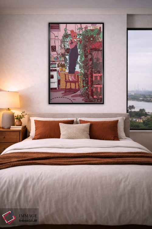 تابلو دکوراتیو مراقبت از خود اثر لوسی میشل - D5B